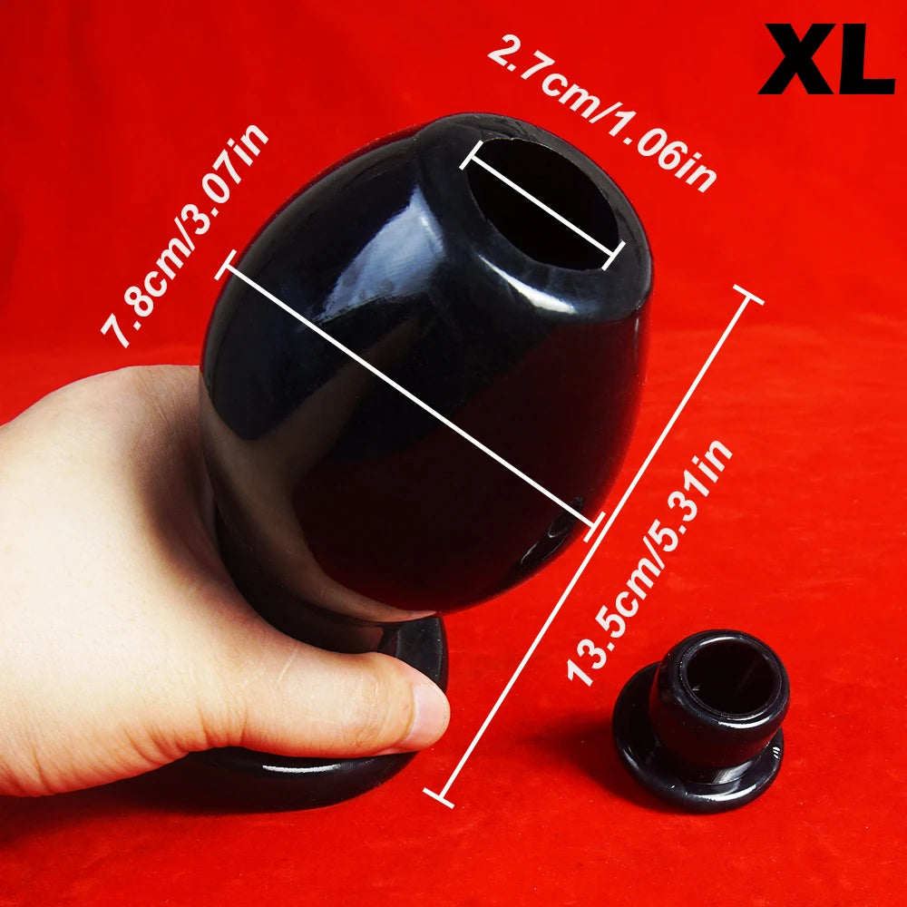 Full Access Peeker Hollow Anal Tunnel Dilator Stretcher Anus Ass Butt Plug,Analplug Buttplug Butplug with Stopper,Sex Toys