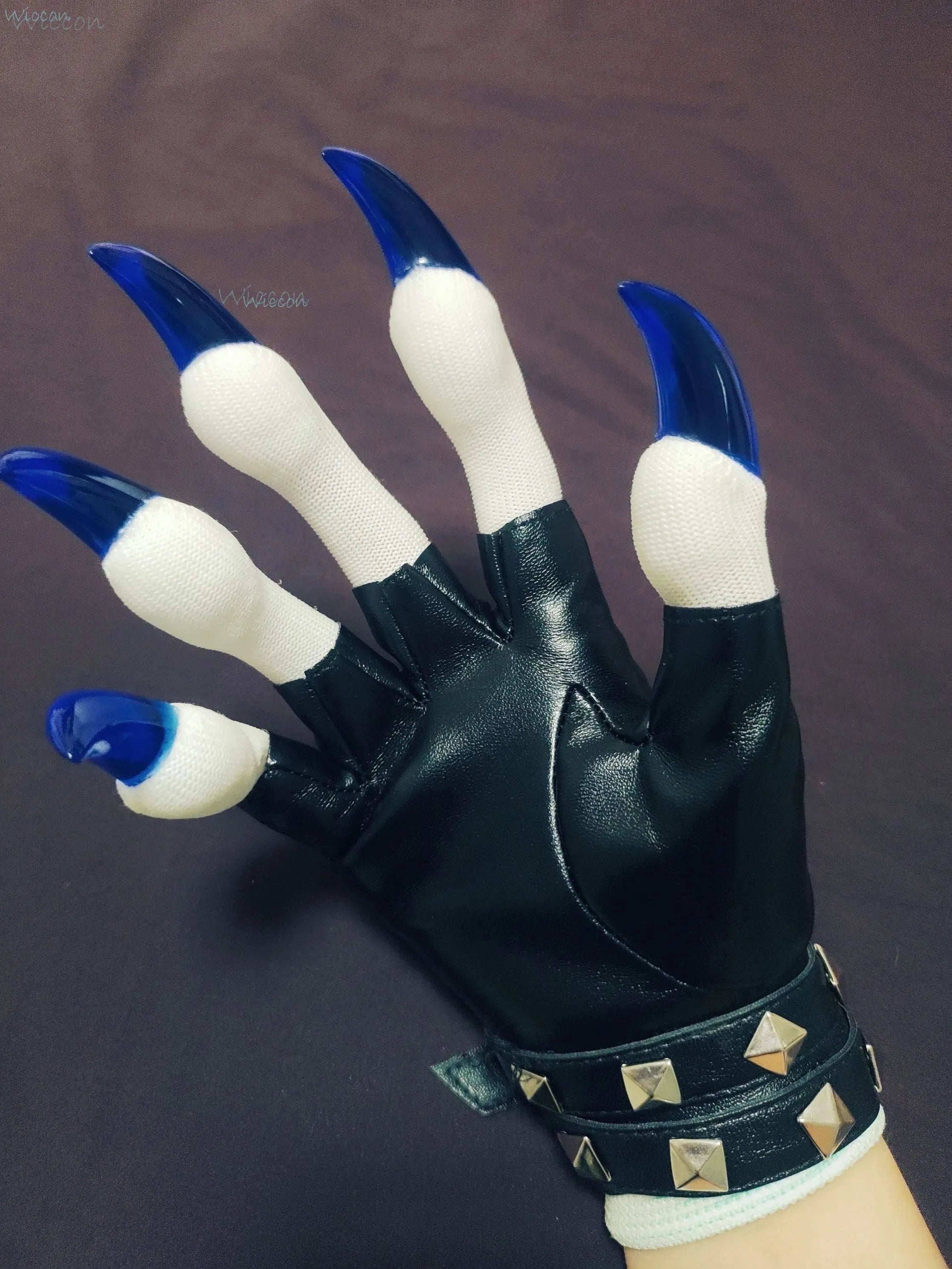 Furry Gloves Kig Fursuit Paws Kigurumi Cosplay Plush Gloves& Handwear Summer Gloves Claw Black White Multicolor Claw Furry Suit