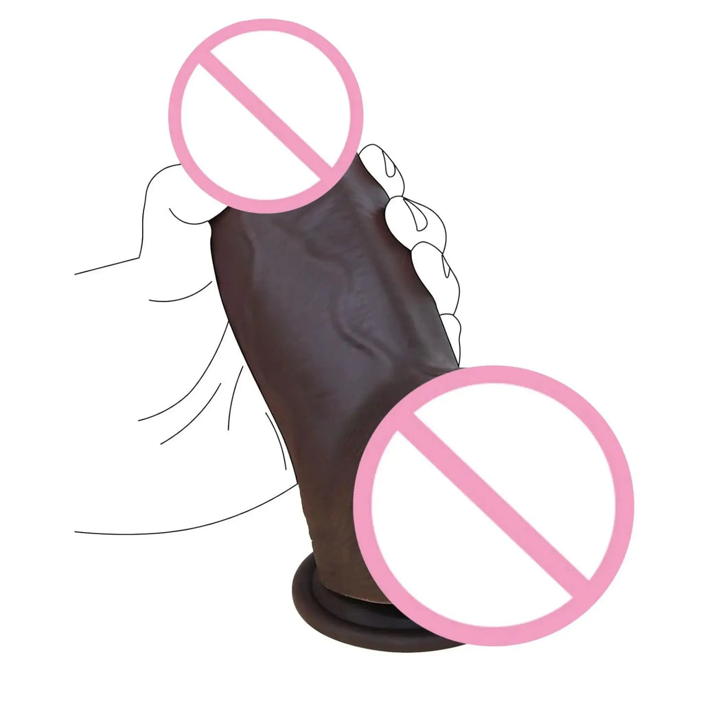 Realistic Silicone Dildo with Suction Cup Anal G-Spot Masturbator Penis Adult Sex Toys Huge Dildos for Women Rubber Cock Gode