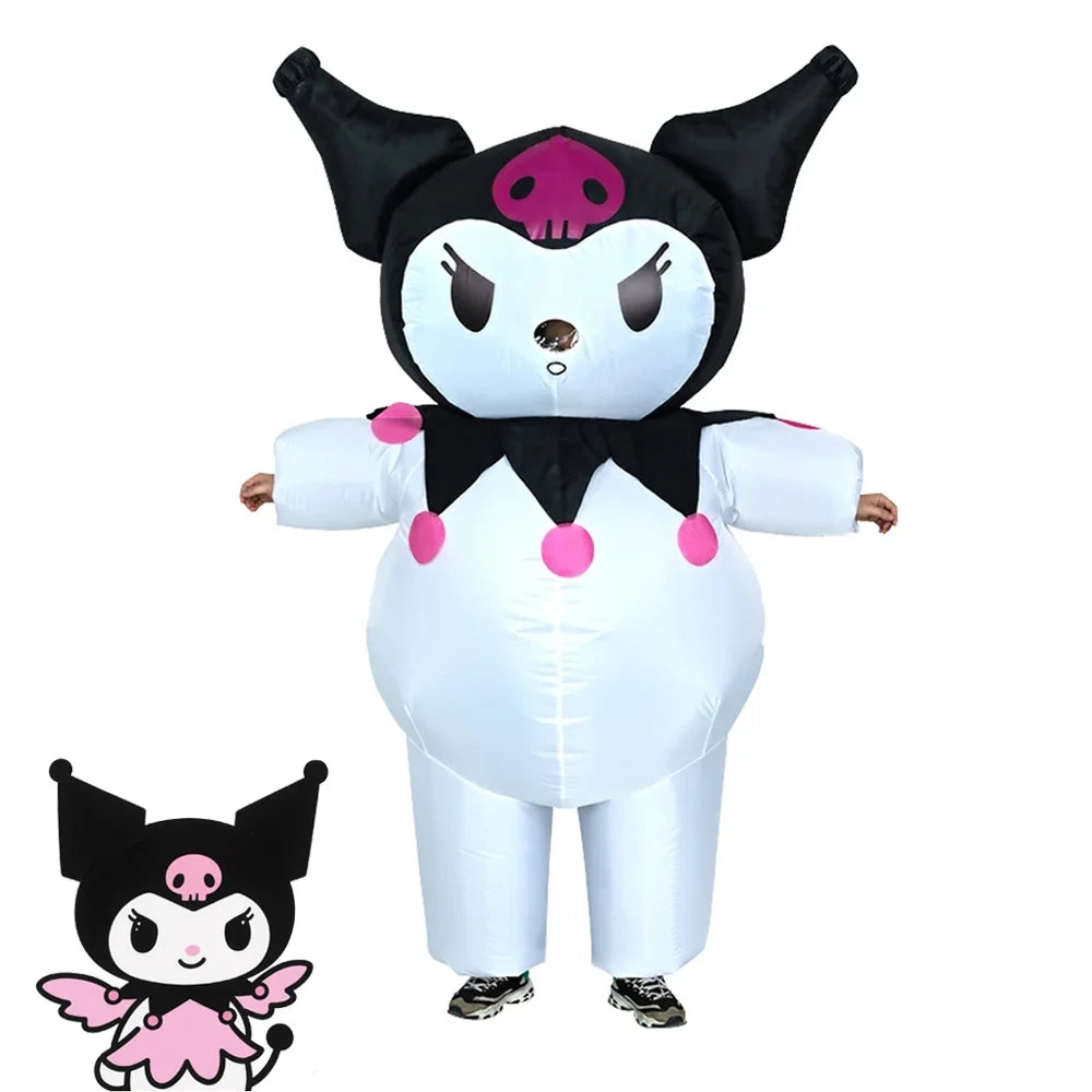 Inflatable Costume Adult Kuromi Costume Inflatable Costumes Women Men Fancy Funny Kuromi Costumes Blow up Costumes