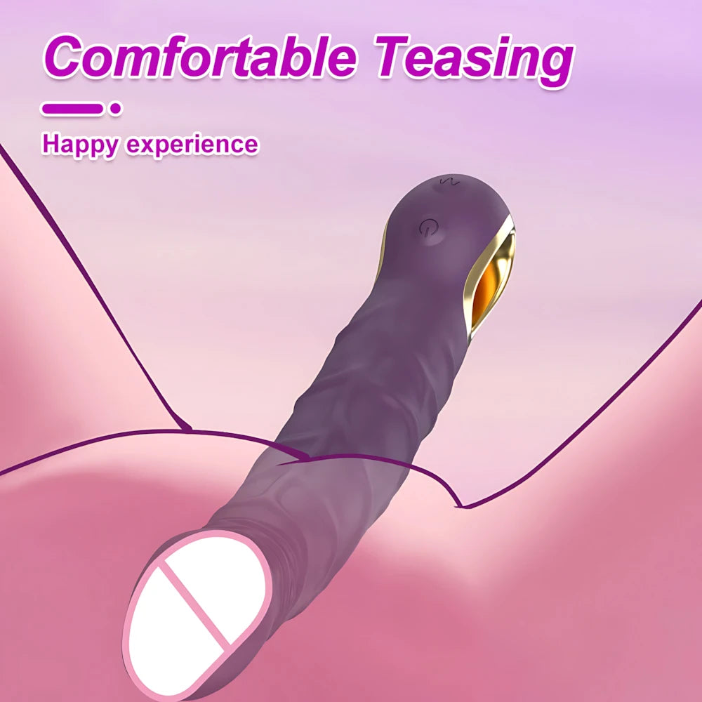 Big Dildo Vibrator Realistic Penis G-Spot Vagina Clitoris Stimulator Nipples Massage Female Masturbator Sex Toys for Women
