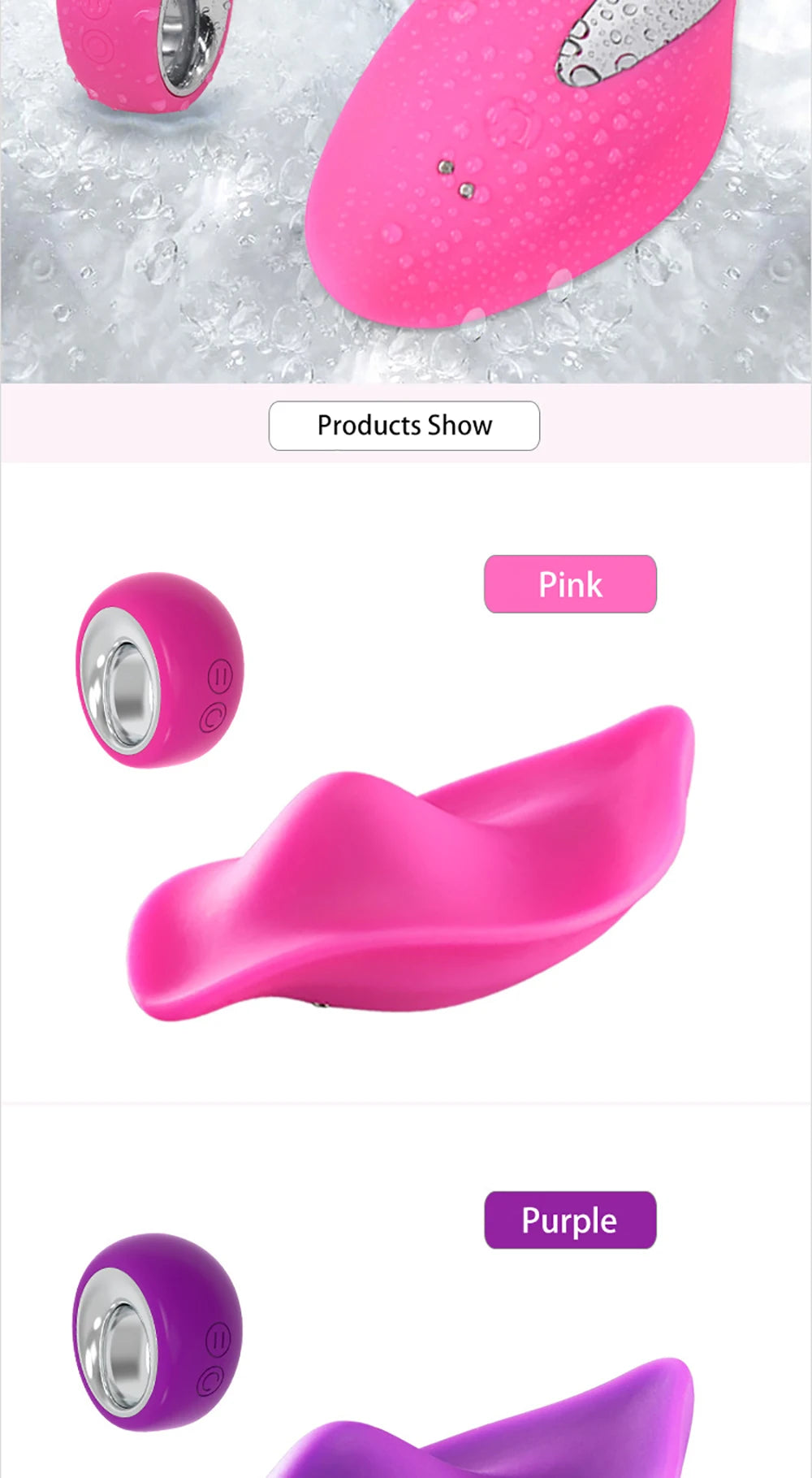 Vibrators for women clitoris powerful No Sound Butterfly Wearable Panties Egg Vibrator Clitoral Stimulator Sex Toy for Women 18+