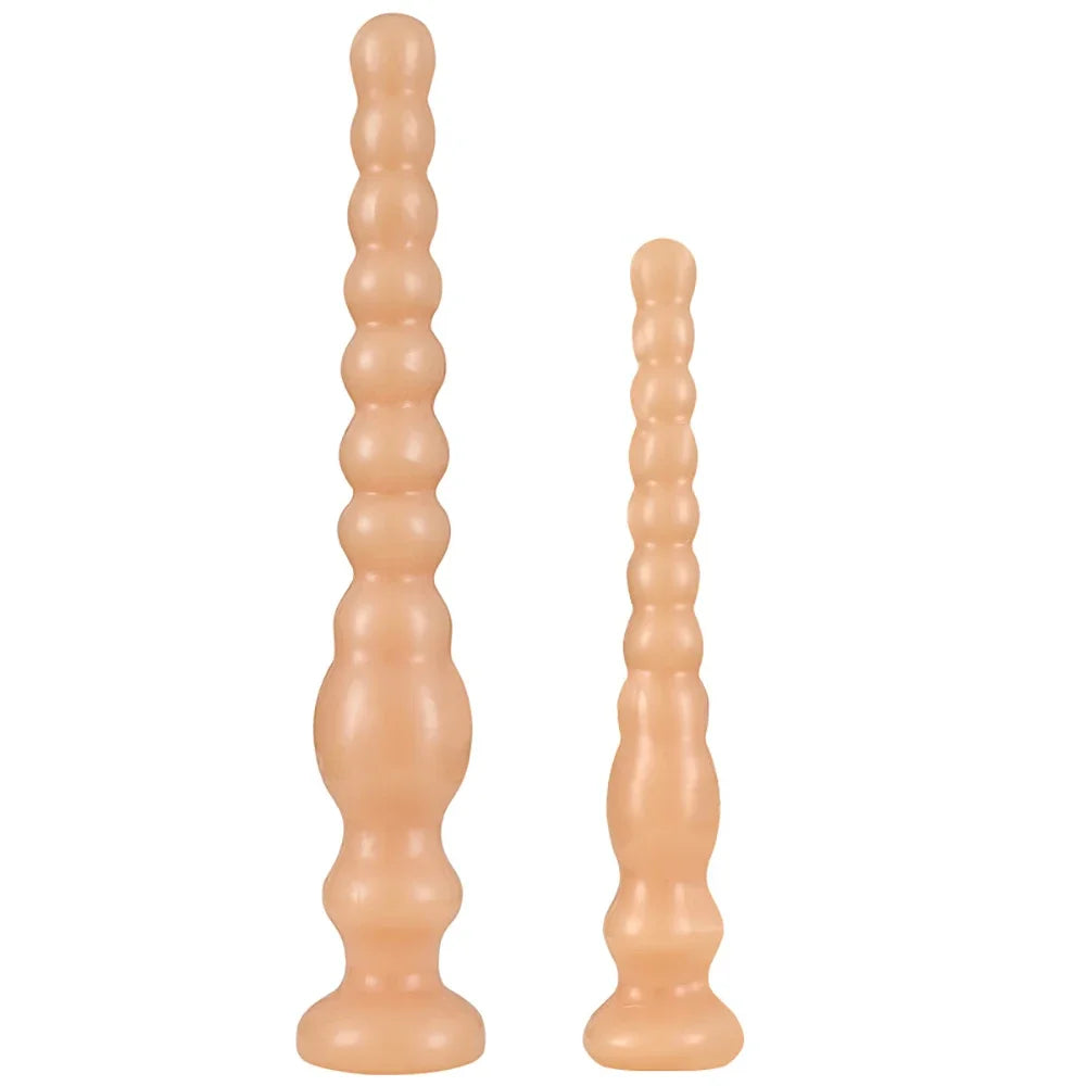 Long Anal Beads Plug With Suction Cup Anus Backyard Anal Balls Prostata Massage Butt Plug Erotics Adults Sex Toys For Women Men