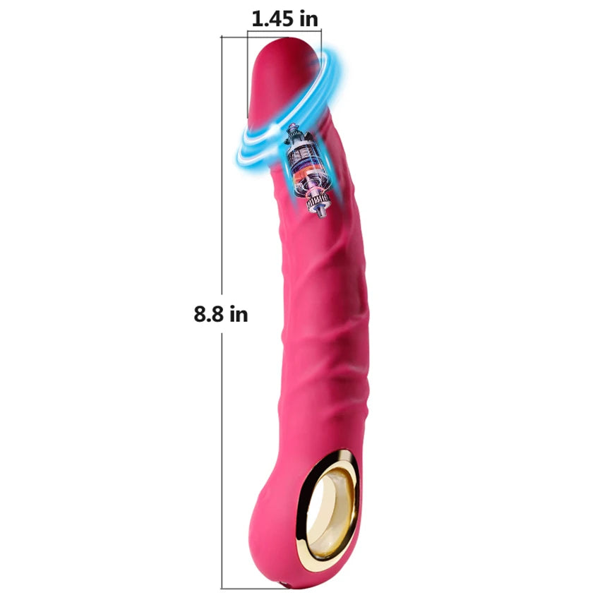 Dildos Vibrator Silicone Realistic Big Penis Anal Plug G-spot Sex Toy Powerful Massager For Women Clitoris Stimulator Adults 18+