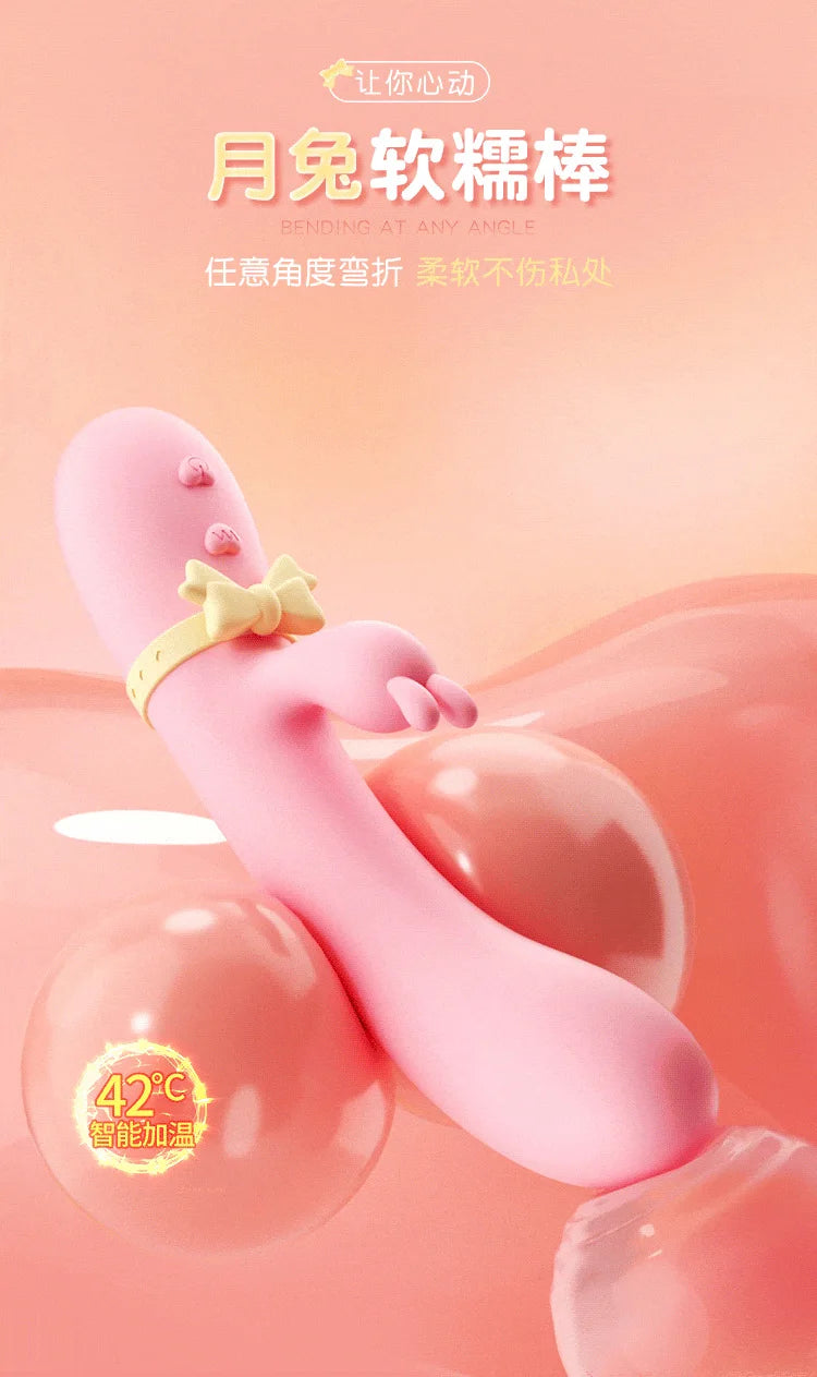 Female Dildo Vibrator BDSM Sex Toy G-Spot Clitoral Stimulator USB Rechargeable Vacuum Oral Sucking Massager Adult Products