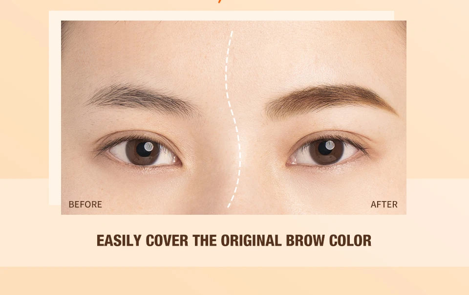 O.TWO.O Eyebrow Pomade Brow Natural Waterproof Creamy Texture Highly Tint Eyebrow Gel Double Use For Eyeliner Beauty Makeup