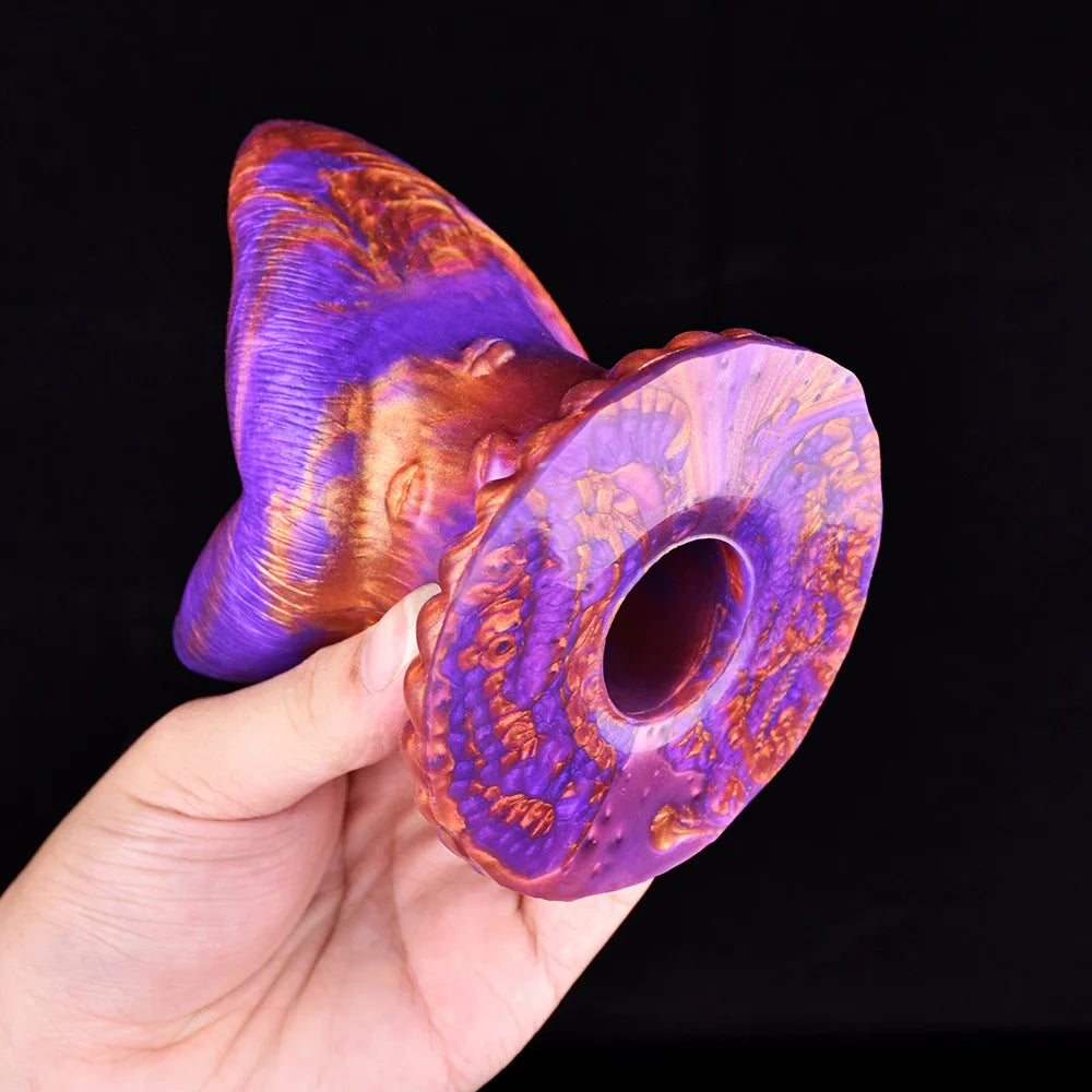 Hollow Anal Plugs for Couples Anal Dilator Silicone Vaginal Stretcher for Female Speculum Peeking for Enema Dialator Anus