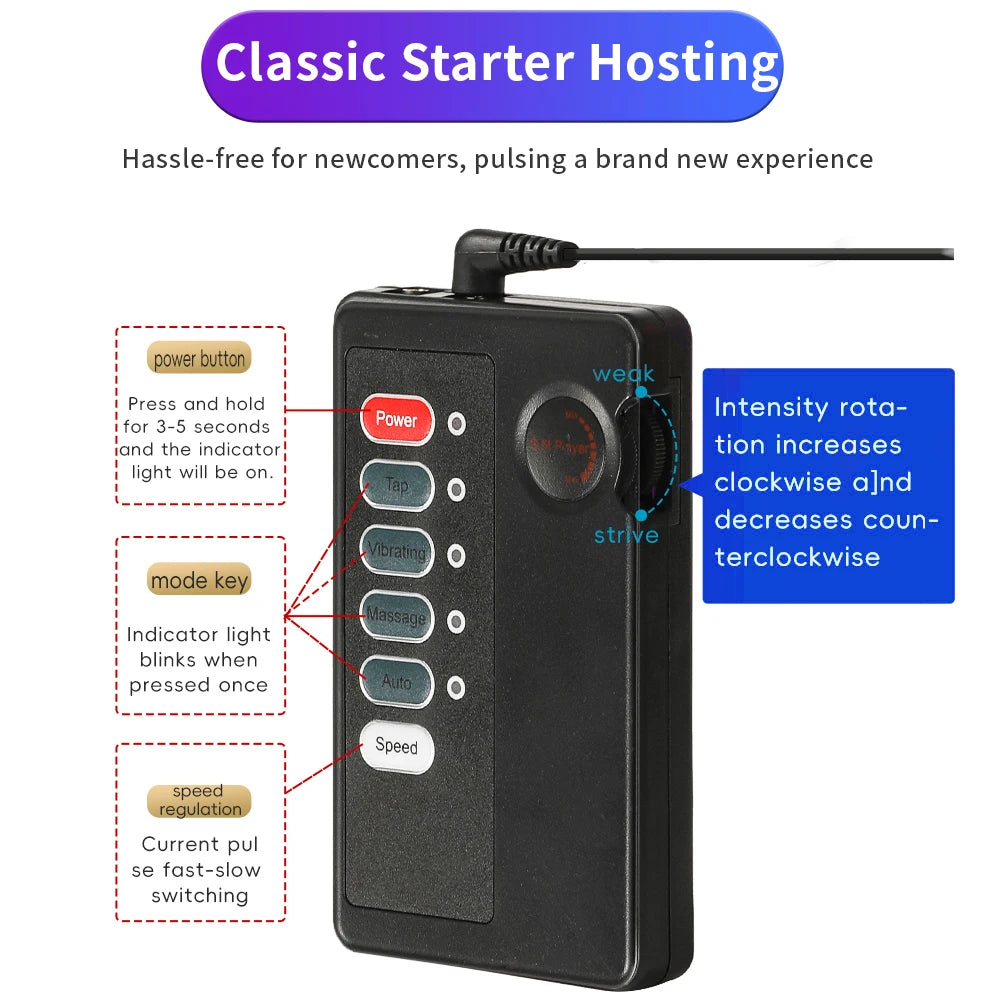 Glans Vibrator Penis Enlargerment Trainer Vibrator Masturbators for Men 10 Speeds Glans Stimulater Massager Adult Sex Toys