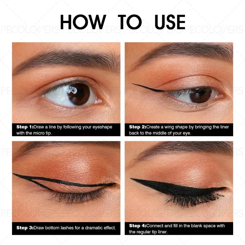 Multi-color Liquid Eyeliner, Quick Drying Without Making-up, Waterproof and Sweat-proof, Long-lasting and Natural, Eye Cosmetics