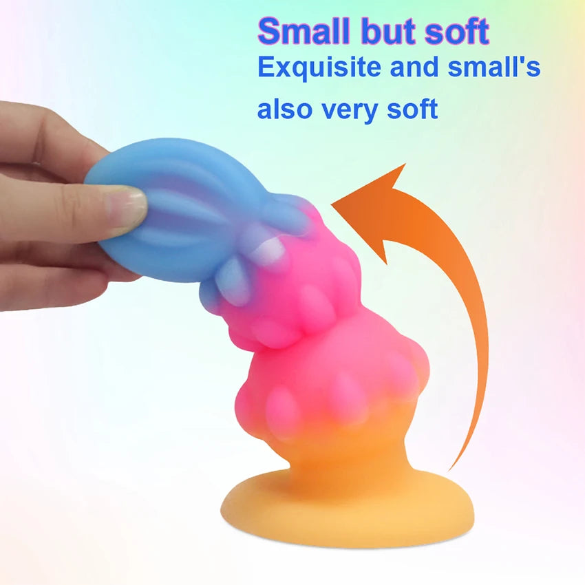 Anal Butt Plug Dildo Vaginal Plug Prostate Massager Analsex Masturbation Adult Cute Soft Colourful Sex Toy For Women Men Product