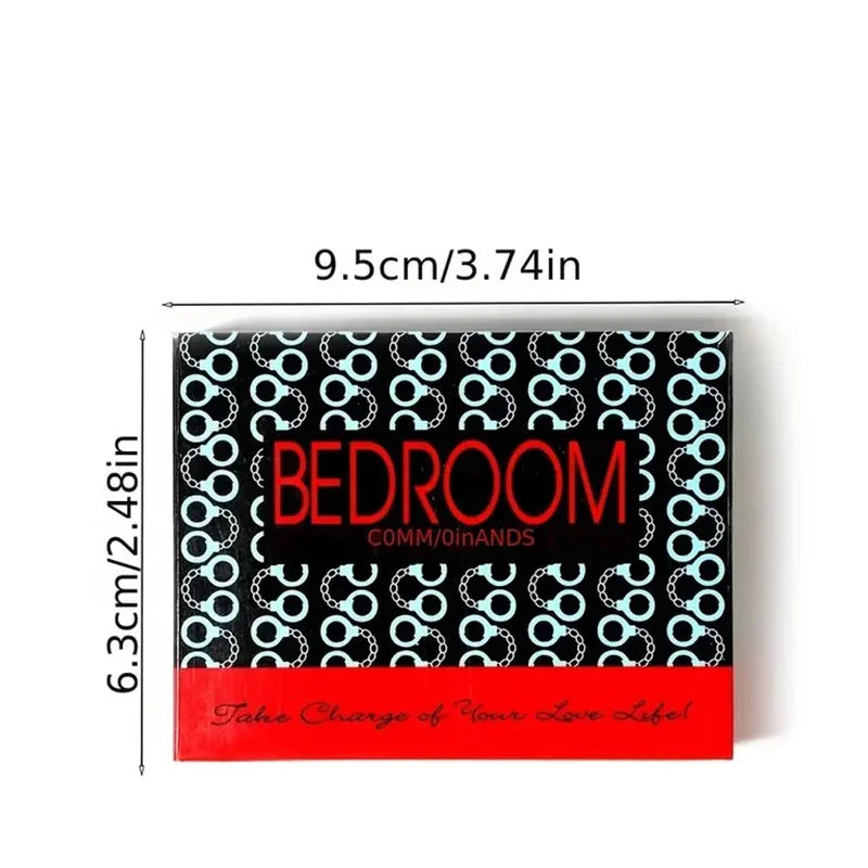 Bedroom Commands Board Card Game 108 Cards Adult Party Game Interactive Desktop Couple Date Nights Naughty Position Games