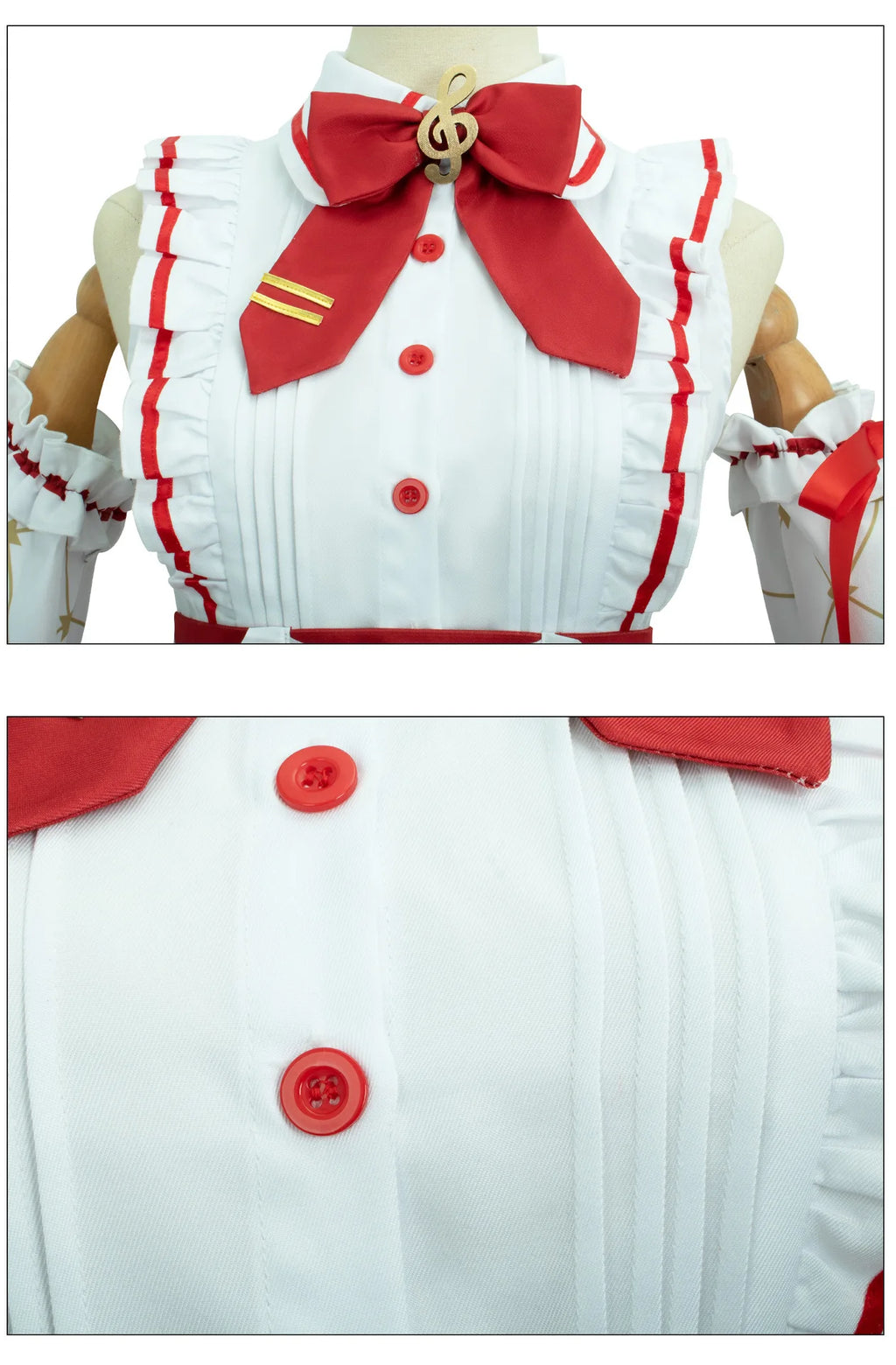 Miku Cosplay Strawberry Miku 15th Anniversary Cosplay Costume Wig Lovely Lolita Dress Women Halloween Uniform Party Fancy Dress