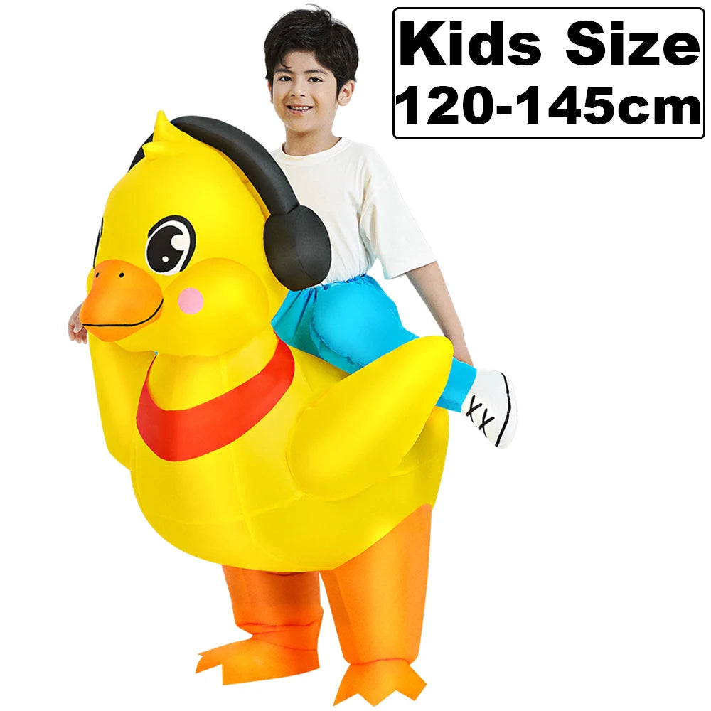 HOT Anime Dinosaur Inflatable Costume Party Mascot Costumes Suit Disfraz Cosplay Halloween Costumes For Adult Kids Dress