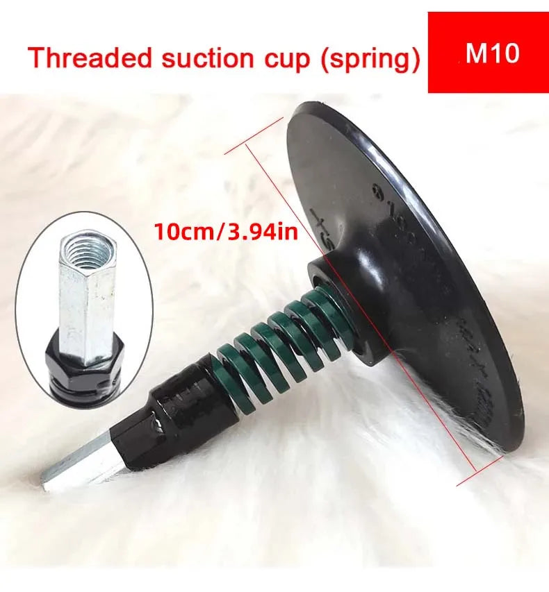 Black Suction Cup Adapter Telescopic Linear Actuator Suction Cup M6 M8 M10 3XLR Connector Reciprocating Device Attachments Parts
