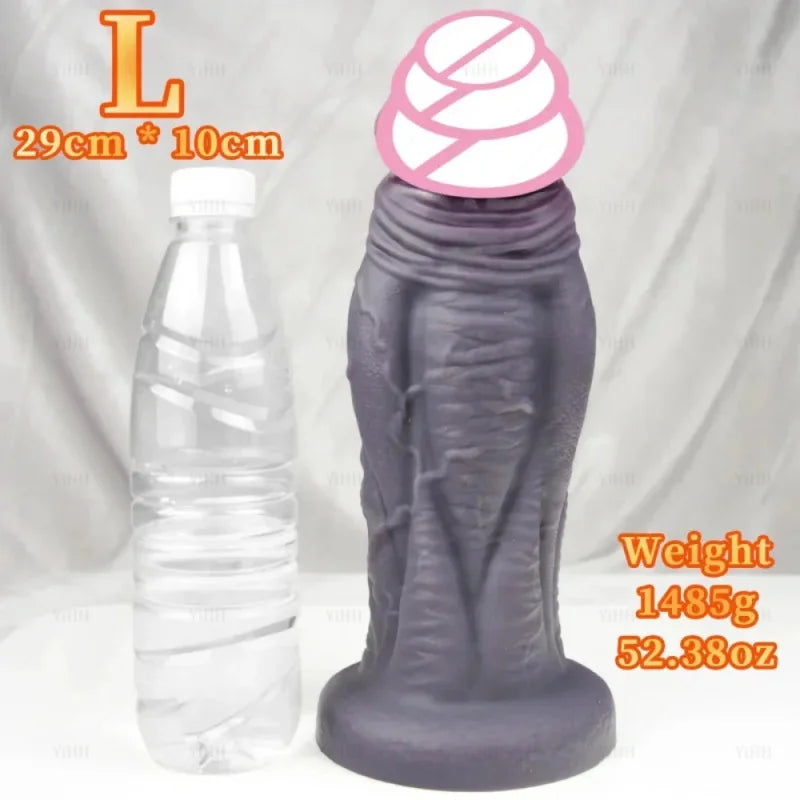 10cm Diameter Huge Thick Dildo Monster Penis Giant Butt Plug Anal Dildo Anal Play Vagina G-spot Stimulate Sex Toys for Women Men