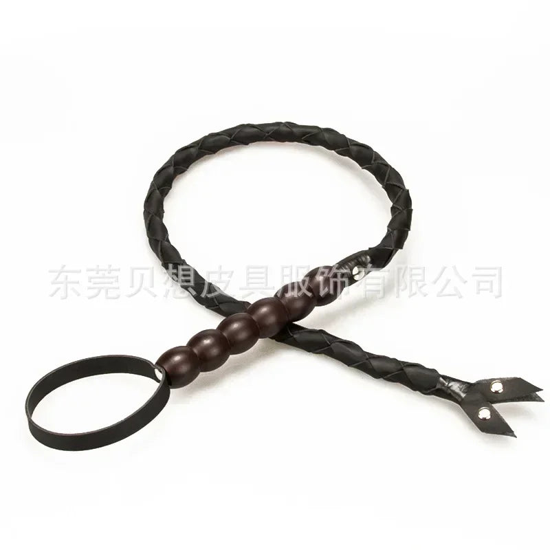 Adult Products Anus Massager Slave Bondage Adult Games Fetish Sex Toys for Couple PU Leather Sex Whip Flogger Ass Spanking