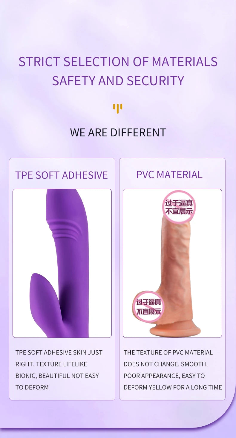 Vibrator for Women Vagina Clitoris Massarger Erotic Toys Soft Skin Feeling Sex Products for Adults