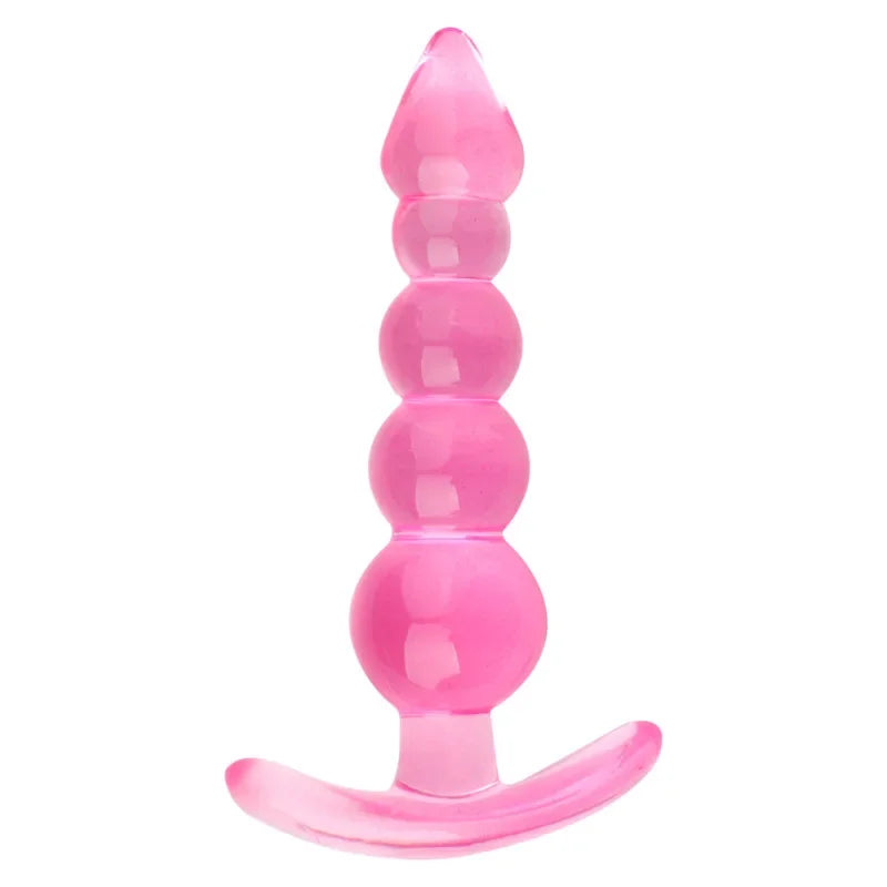 Anal Plugs Anal Beads Dildo Butt Soft Silicone Plug Prostate Massage Unisex Sexy Stopper Adult Sex Toy for Men Women Adult Games