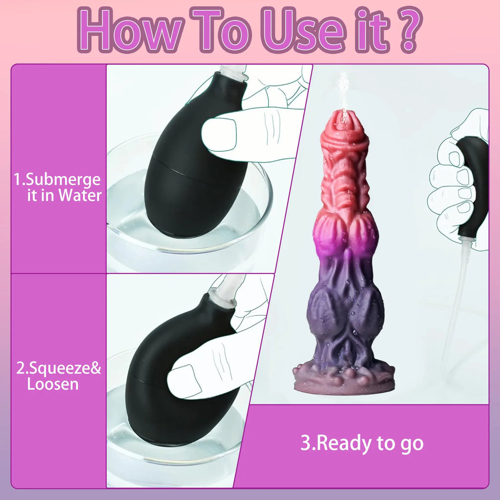 New Inflatable Animal Dildo - P Spot Stimulator Wearable Anal Plug Soft Fake Penis Buttplug Sex Toys For Women Men 18+