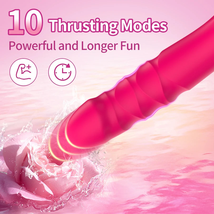 G-spot Vibrators Push-In Dildos Clitoral Stimulators Sex Toys Dildo Vibrators 10 Vibration Modes Adult Sex Toys Ladies & Couples