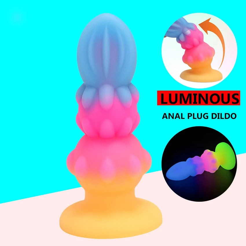 Anal Butt Plug Dildo Vaginal Plug Prostate Massager Analsex Masturbation Adult Cute Soft Colourful Sex Toy For Women Men Product
