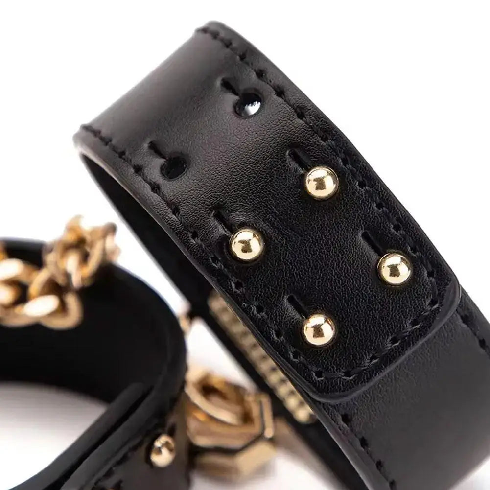 Role-playing Props PU Leather Collar Whip Flirting Mouth plug Handcuffs Sex toys for Women Men Couple Adult Games Sex Toy