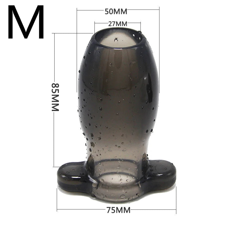 Hollow Anal Plug - Anal Dilator for Multifunctional Use, Peeping & Probing, Enema & Cleansing, Anal Sex Adult Erotic Product