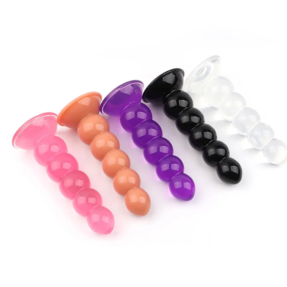 Octopus Tentacle Dildo Anal Plug Butt Dilator with Big Suction Cup Sex Toys For Women Men Anus Expander Prostate Vaginal Massage