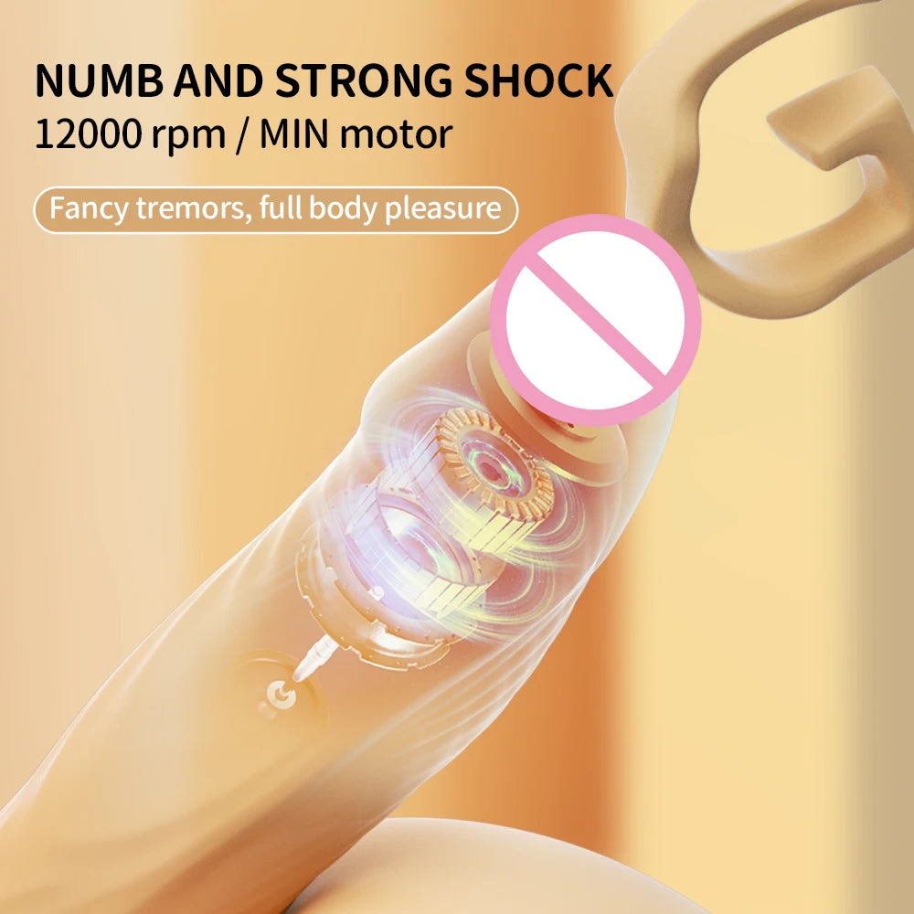 Realistic Dildo Vibrators 10 Powerful Vibration Clitoral G Spot Stimulator Vagina Female Mastrubation Sex Toys for Adult Couples
