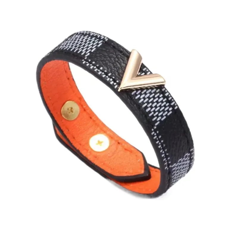 Renaissance Viking Medieval Bracelet Cosplay Faux Leather Check Pattern Bracelets Retro Accessories for Adult Character Props