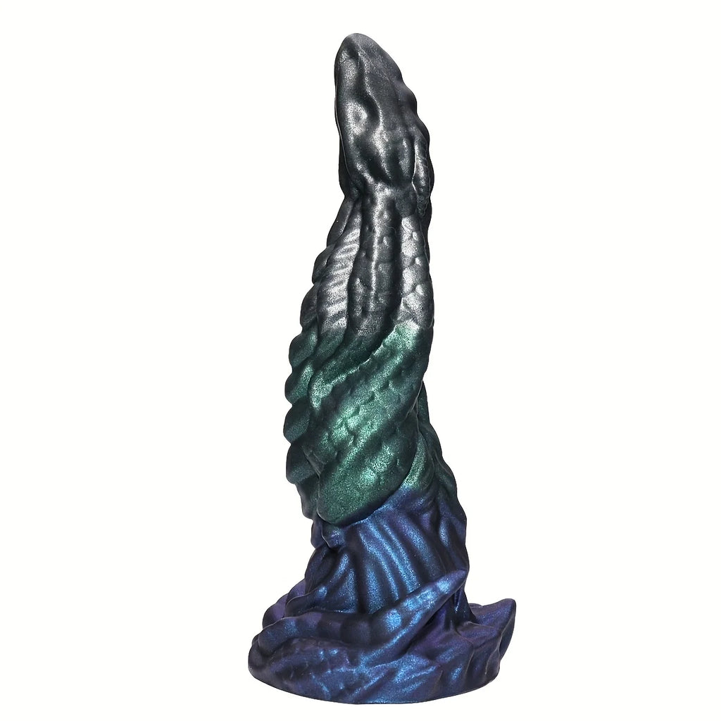 Liquid Silicone Realistic Dragon Monster Anal Plug Anal Expander Dildo, Irregular Penis For Vaginal G-Spot Anal Play SM