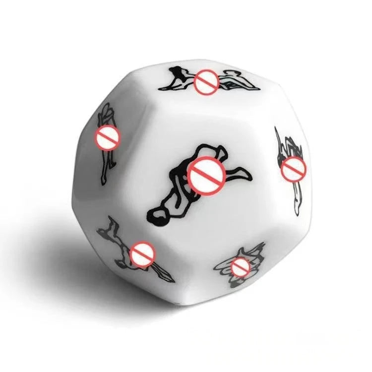 12 Sides Sex Toys for Couples Funny Sex Dice Adult Game Erotic Love Sexy Posture Foreplay Lovers Game Toy Romantic Party Items