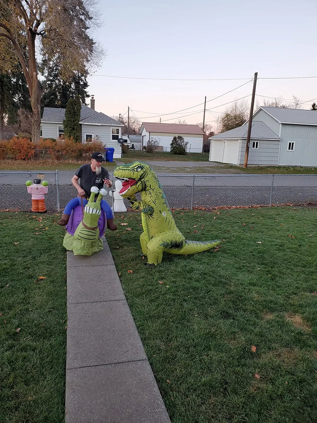 Inflatable Snail Costume Adult Blow up Animals Cosplay Suit Halloween Costume