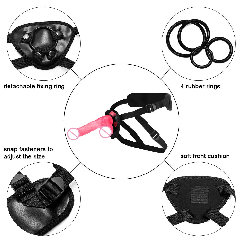 Soft Realistic Skin Feel Penis Big Dildo Double Silicone Suction Cup Thick Dick Anal Men's Women's Gay Sex Toys
