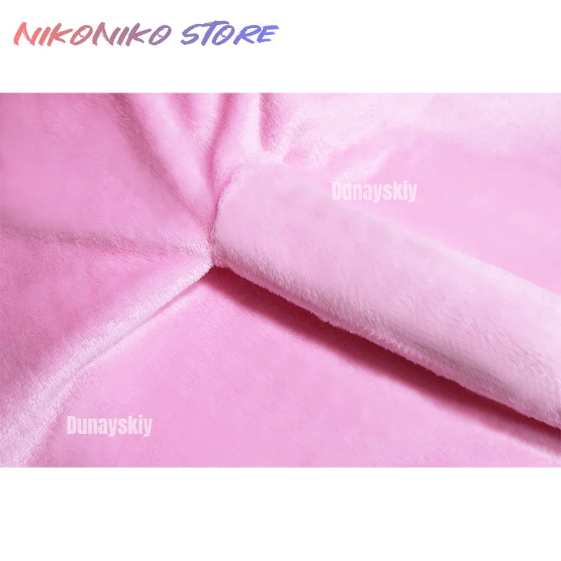 Game Needy Girl Overdose KAngel Cosplay A P Pink Cat Head Air Conditioning Carpet Anchor Girl Heavy Dependence On COS Sugar