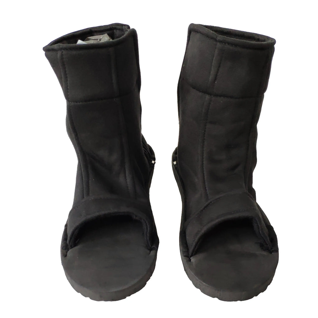 Ourcosplay Cosplay Shoes Akatsuki Nanja Uzumaki Sakura Sasuke Black Blue Cotton Soft Sandals Ninja Boots Kakashi Shoes
