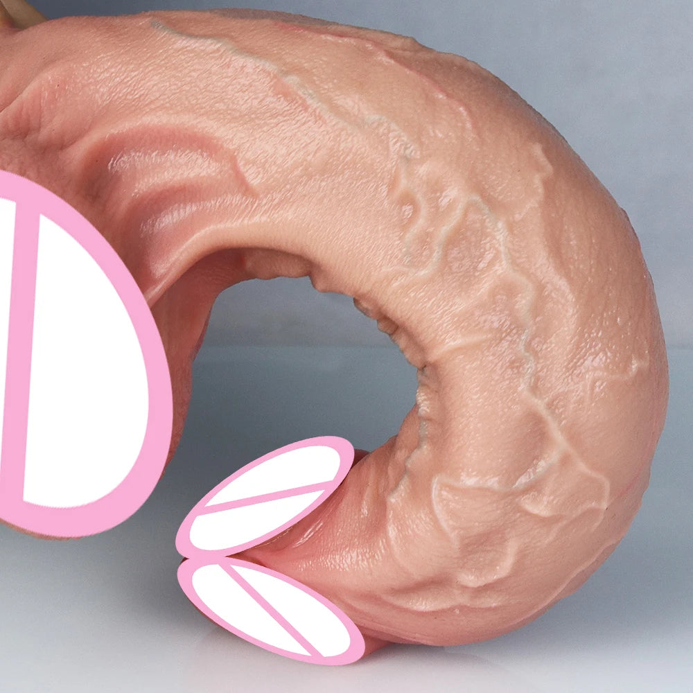 Super Huge Dildo Realistic Suction Cup Penis Lesbian Masturbate Dick Sexy Silicone Dildos for Women Gay Dildio Adult Sex Toys