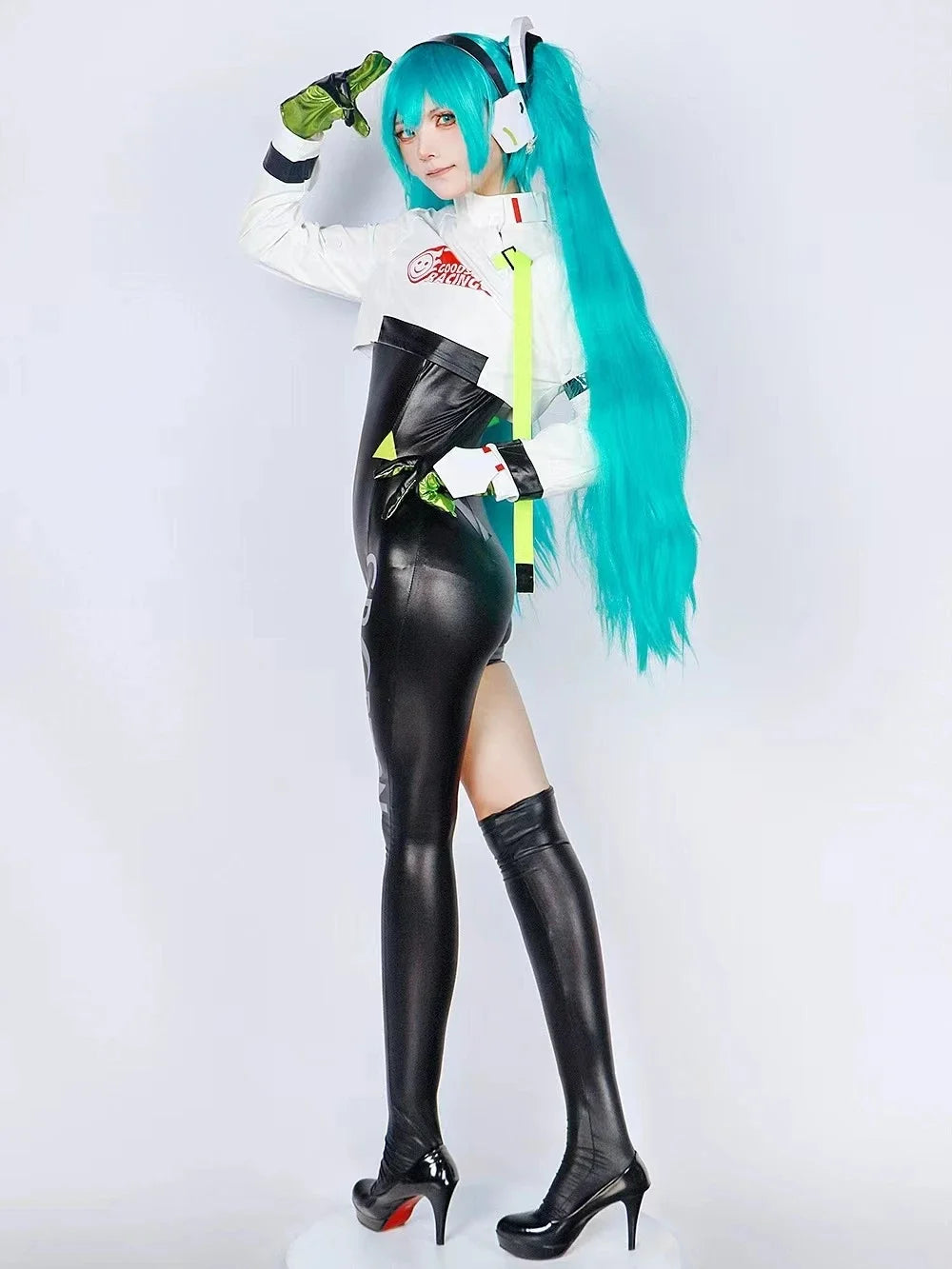 Anime Mikuu 2022 Racing Cosplay Costumes Game Hatsune Miku Anime Cosplay Costume For Women Halloween Carnival Party Comic Con