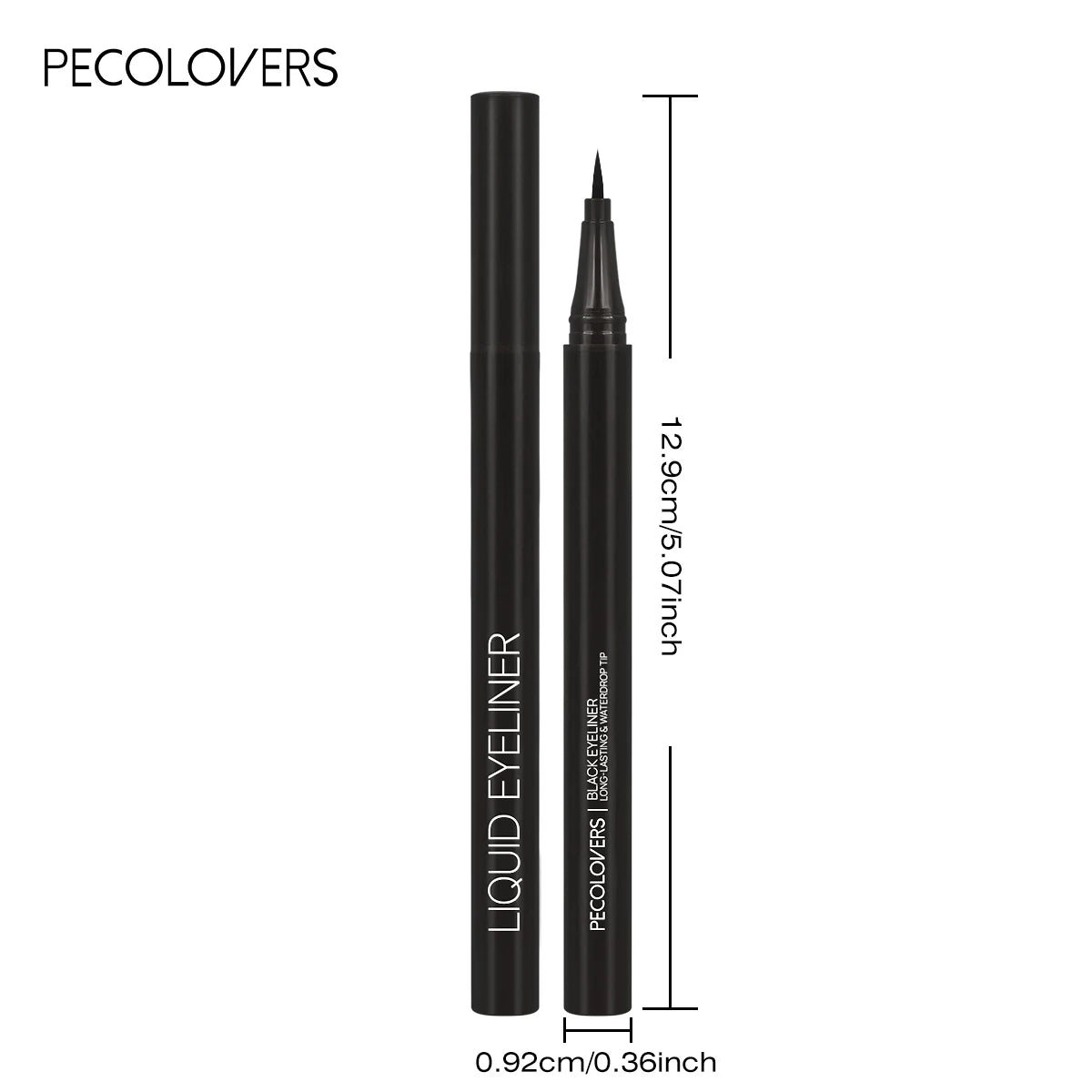 5PCS/Set Smooth Liquid Eyeliner Pen, Waterproof, Long-lasting Makeup, Black, Ultra-fine Pen Tip,Create A Charming Eye Makeup