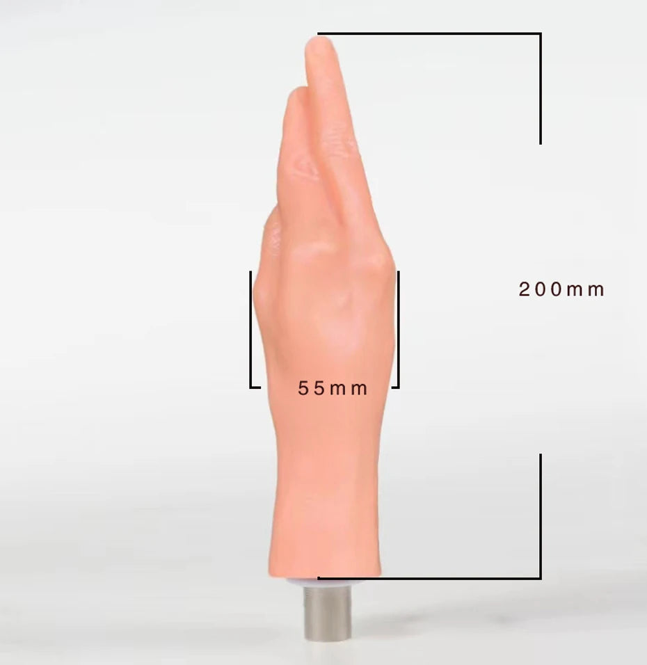 Anal Plug Artificial Hand Dildo with 3XLR Connerect Sex Machine Attachment Vaginal Anus Expander Masturbator Big Dildo Sex Toy