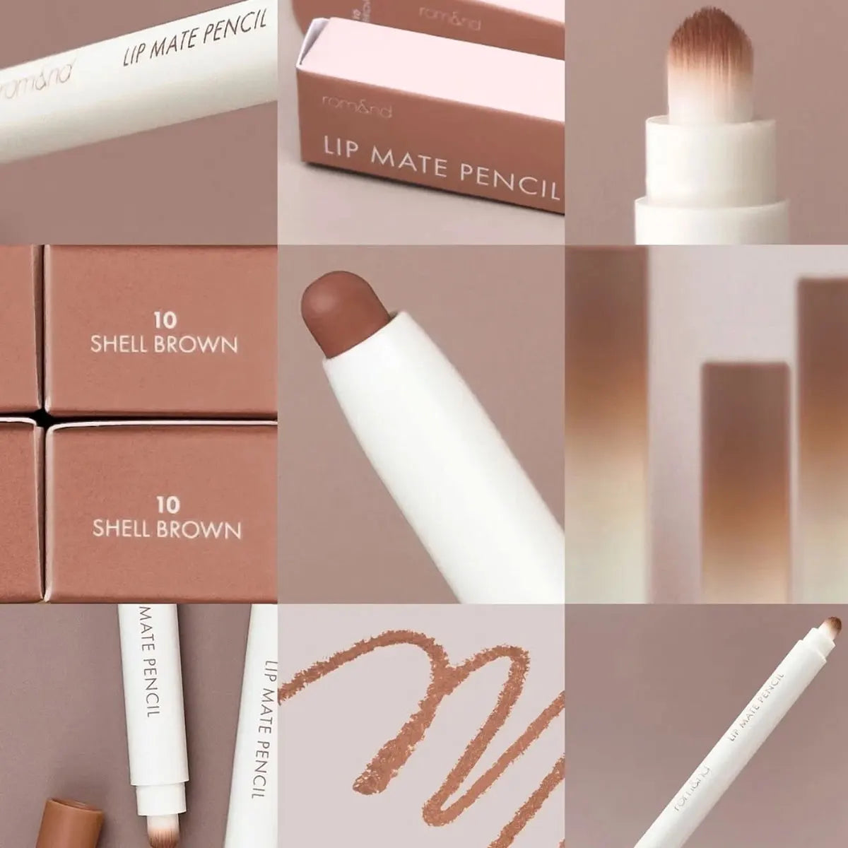 rom&nd LIP MATE PENCIL,Velvet Matte Texture,Smooth Pencil Core,Long-Lasting Color,Matte Sophistication,K-Beauty,Korean Makeup