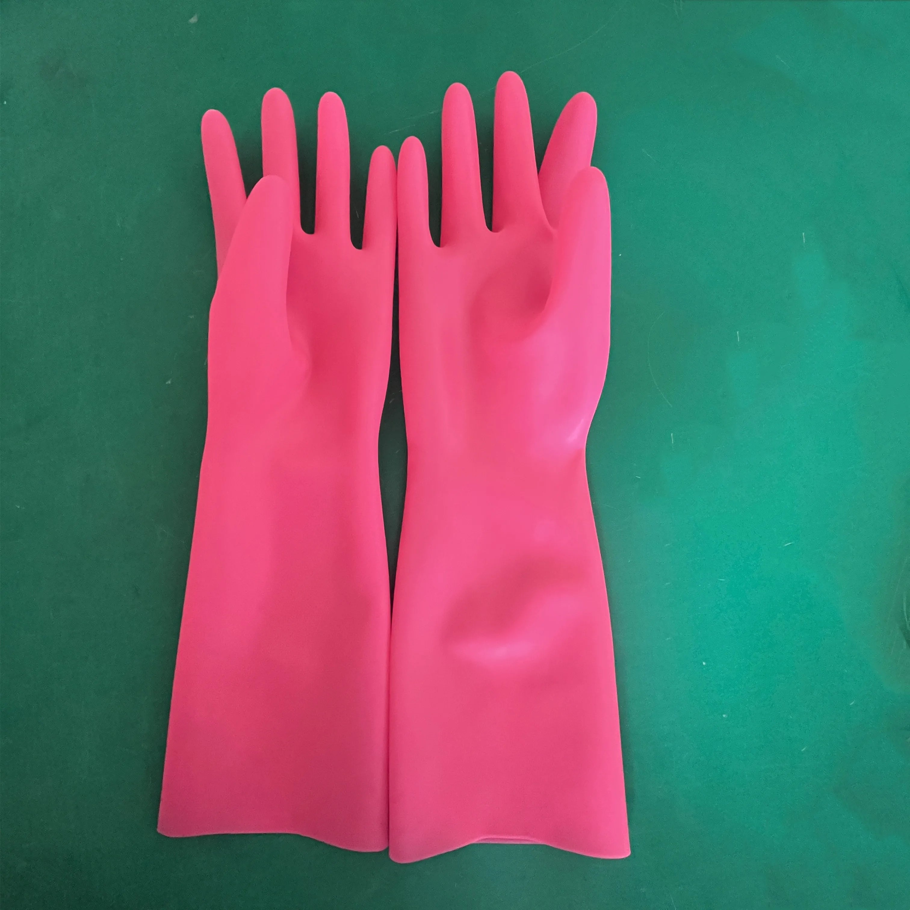 Chlorinated Unisex Latex Short Gloves Mittens Rubber Wrist Fetish Costumes