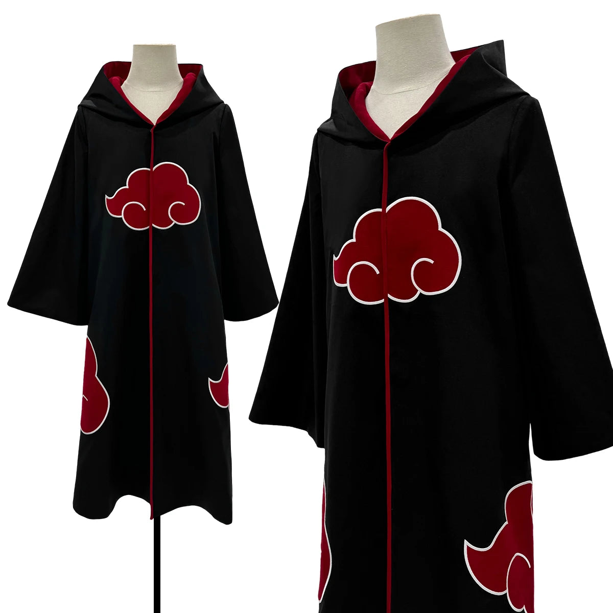 HOLOUN Naru Anime Uchiha Sasuke Uchiha Itachi Cosplay Costume Cloak Embroidery Hawk Team Uniform Adult Convention S-2XL
