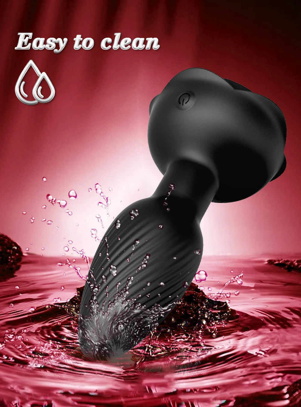 Anal Plug Vibrator Gay Massager Glow Anal Toy Butt Plug Stimulator Masturbation Tools Penetration Anal Plug Vibrating Man Women