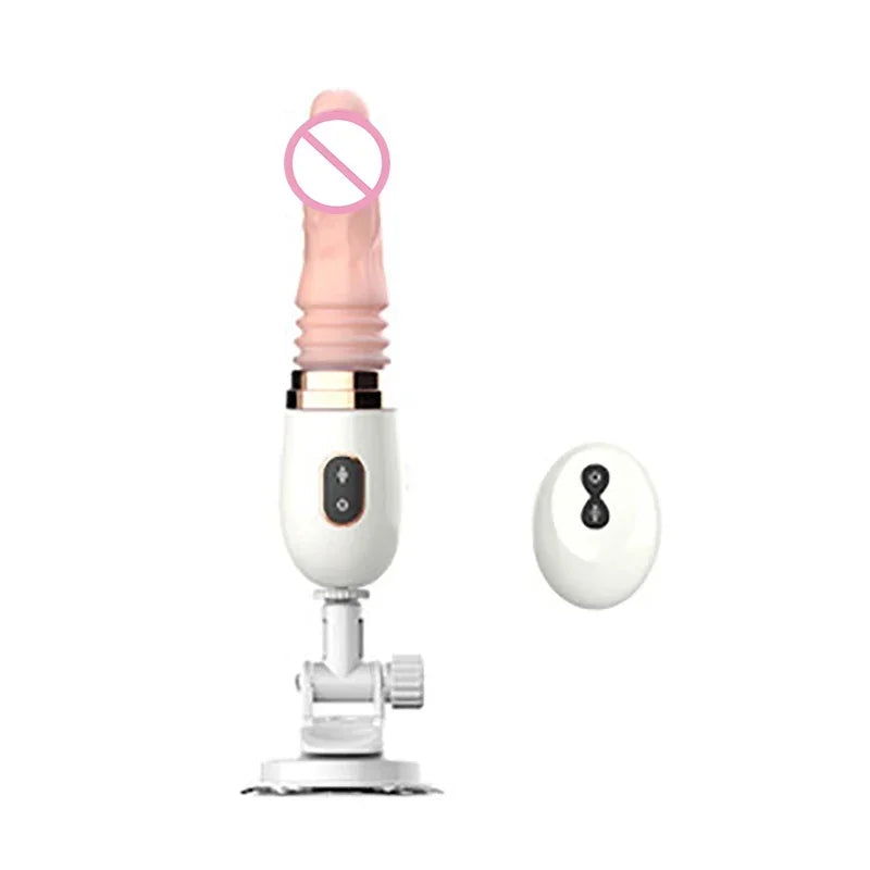 Realistic Dildo Remote Control Automatic Sex Machine Big Penis Vibrator Retractable Dildo Female Masturbator Suction Cup