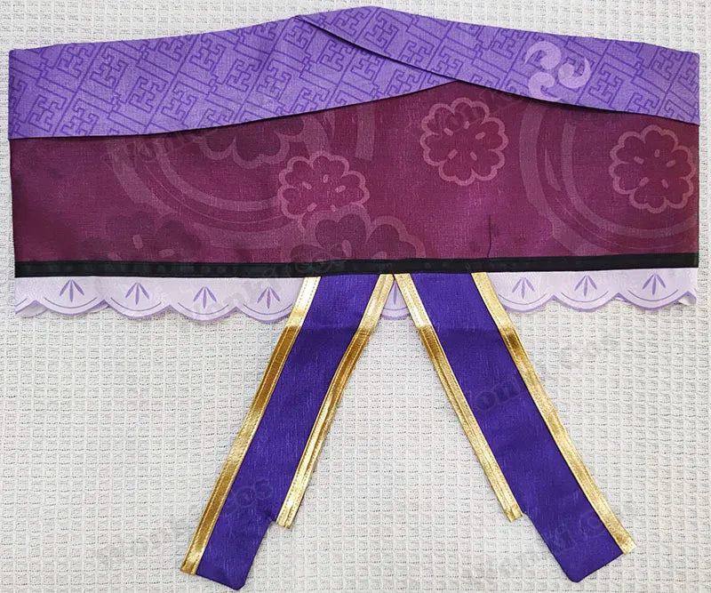 High Quality Raiden Shogun Cosplay Costume Wig Hair Game Impact Raiden Shougun Costumes Wig Set for Women Party Outfits