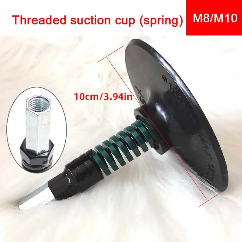 Black Suction Cup Adapter Telescopic Linear Actuator Suction Cup M6 M8 M10 3XLR Connector Reciprocating Device Attachments Parts
