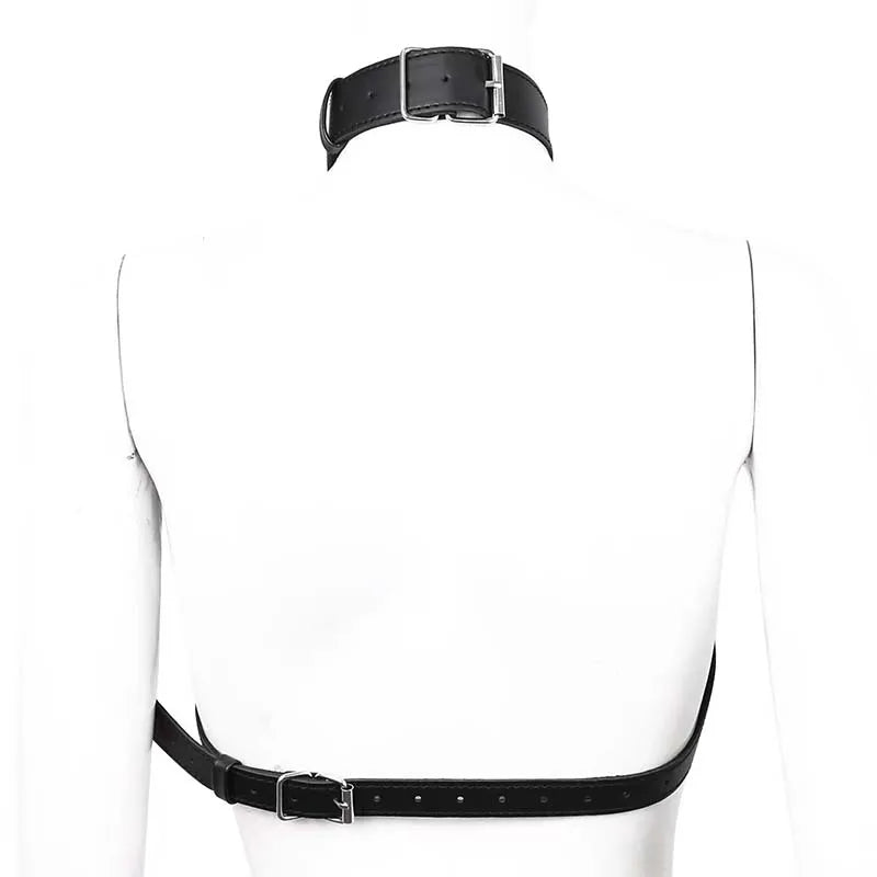 Sexy Body Harness Belt Sex toy straps Bdsm Bondage Lingerie Chest Harness Leather Lingerie Belt With Mask