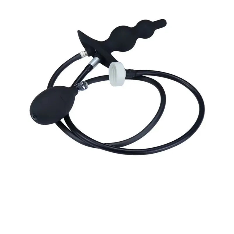 Water Spray Enema Inflatable Anal Plug Stimulate Sex Toys For Couple Women Vagina Anus Extreme Dilator Douche Cleaner SM Tool