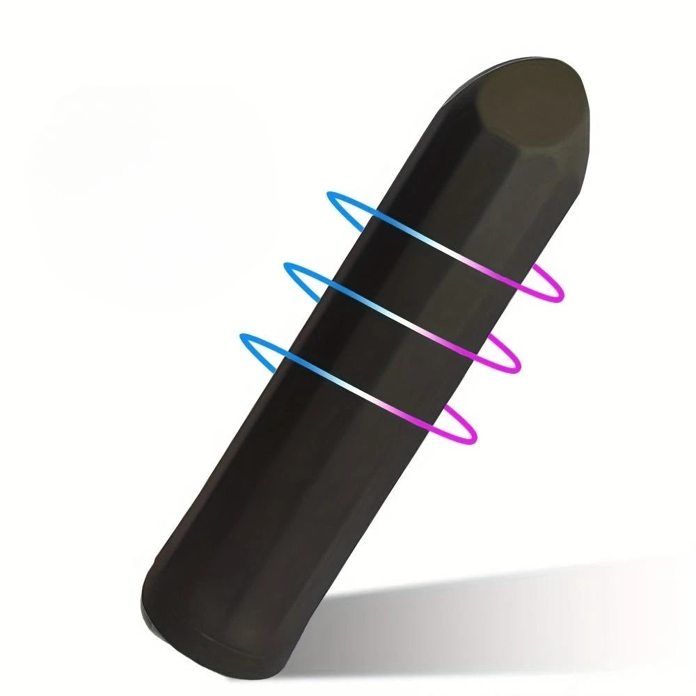 Bullet Vibrator with Angled Tip for Precision Clitoral Stimulation Discreet Rechargeable Lipstick Vibe with 10 Vibration Modes